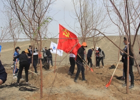 播下生態(tài)文明的種子，高鐵開發(fā)集團(tuán)攜手共建企業(yè)積極開展春季義務(wù)植樹活動(dòng)